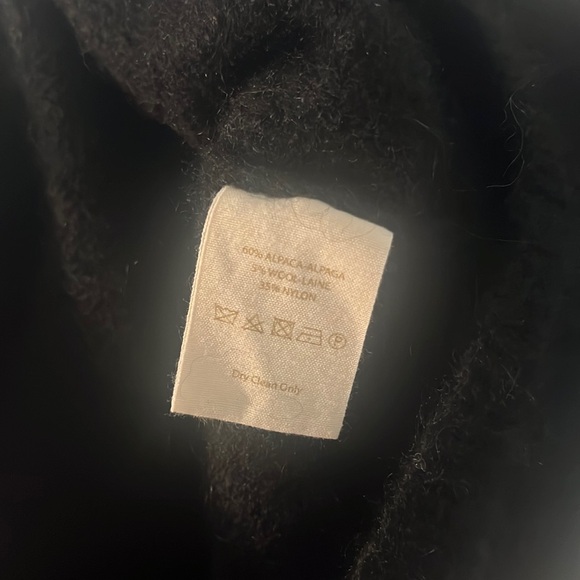 Free People Gossamer V-Neck Sweater in Black, size small - Picture 6 of 10